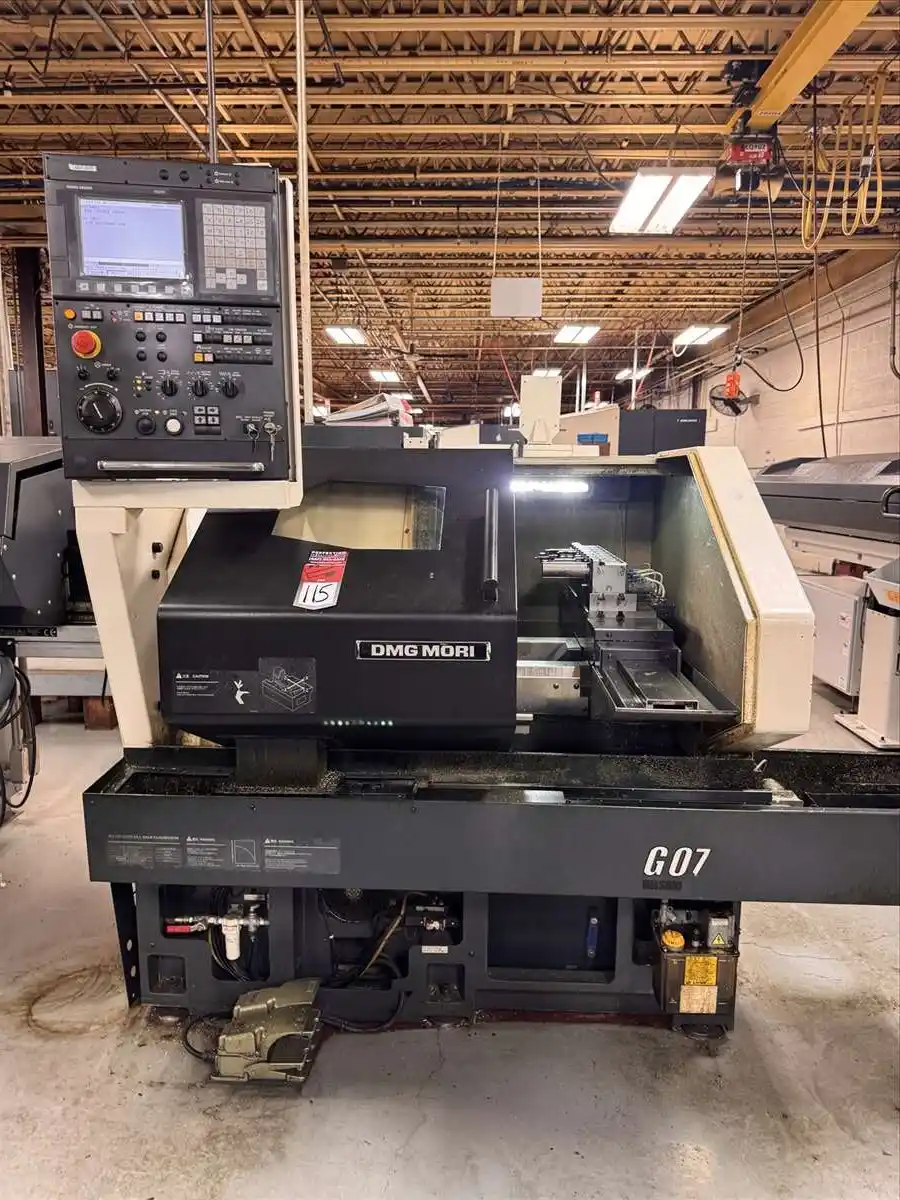 DMG, Mori #G-07, high precision flat tooling CNC lathe, DMG Fanuc F0iTF Control, 1.5" bar, 3.9" workpiece - Image 2