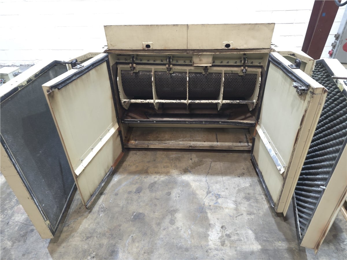 14" x 48" Rotogran #WO-1448-RF, roll feed granulator, 30 HP, 3 knife open rotor, 2 bed knives, 41" infeed - Image 2