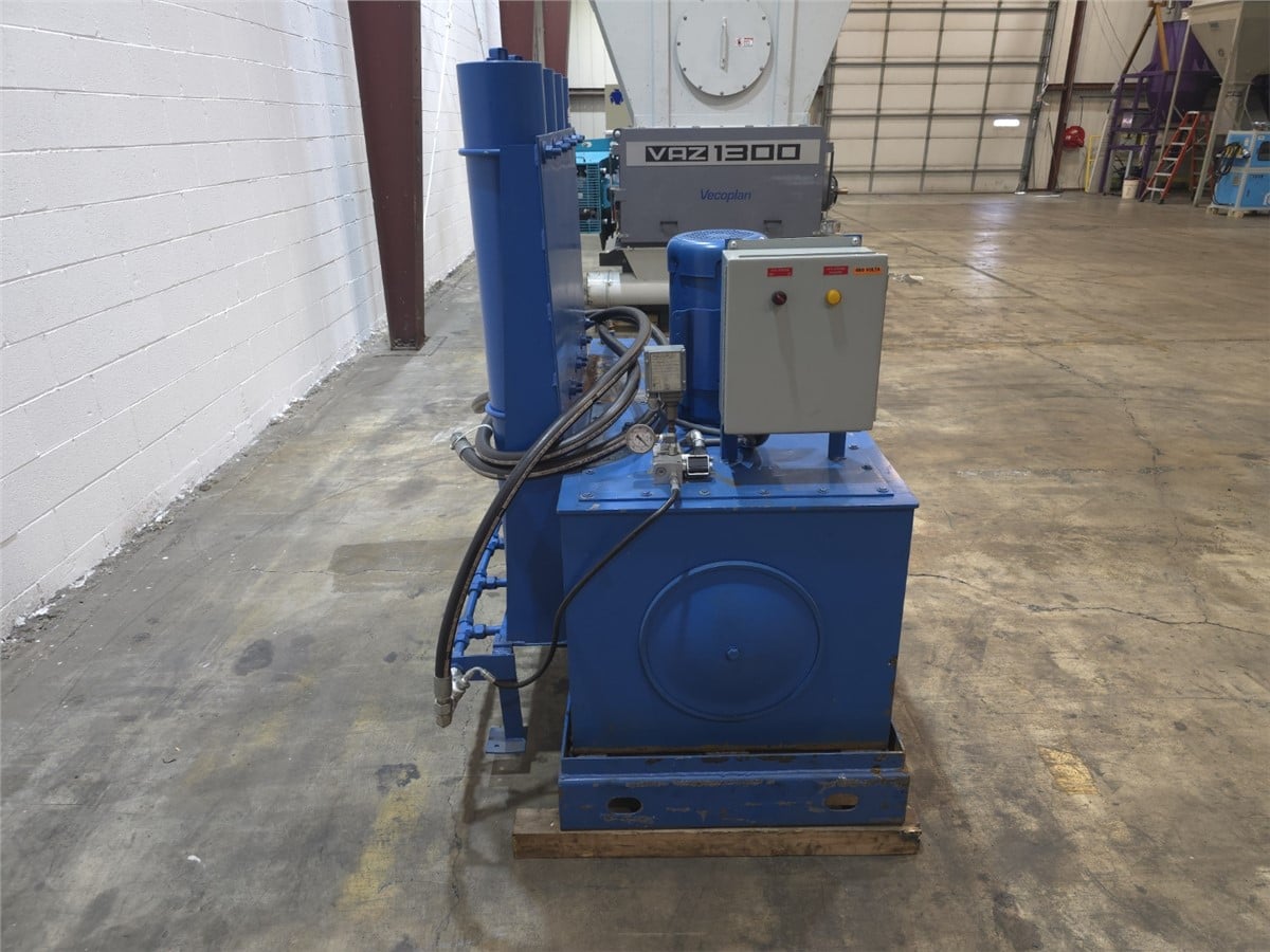 10 HP MGB, hydraulic power unit, (4) Parker accumulators, 5 gallon each, 4000 max psi, 1770 RPM, Fr.215TC - Image 3