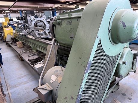 32" x 228" Monarch #27N, engine lathe, 2.25" bore, 30 HP, 6-303 RPM, 24" 4-jaw chuck, (2) Steady Rest - Image 3