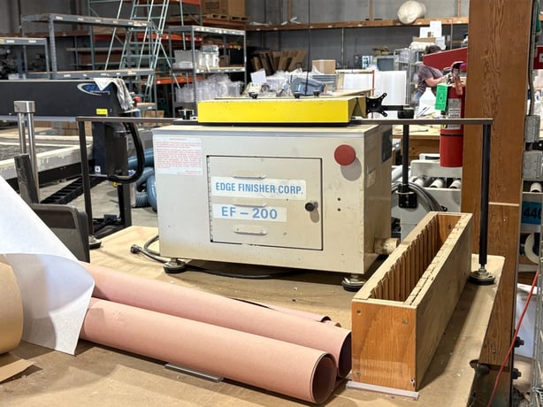 Edge Finishing Corp. #EF-200, Countertop Edge Polisher/Finishing Machine, manual-feed - Image 2