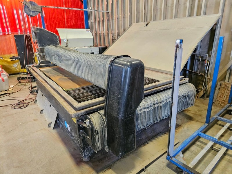 Multicam #3-204-W, CNC Waterjet, 5' x 10' table, 50 HP KMT high pressure pump, 60,000 psi, 220 Volt, 3PH, 2017 - Image 3