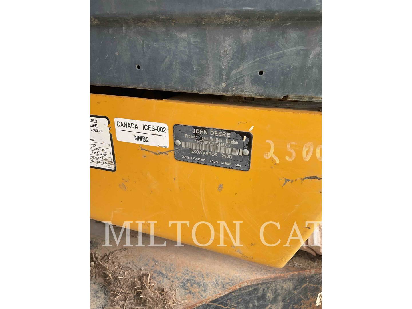 John Deere 250G, Excavator, 2483 hours, S/N: 611637, 2020 - Image 6