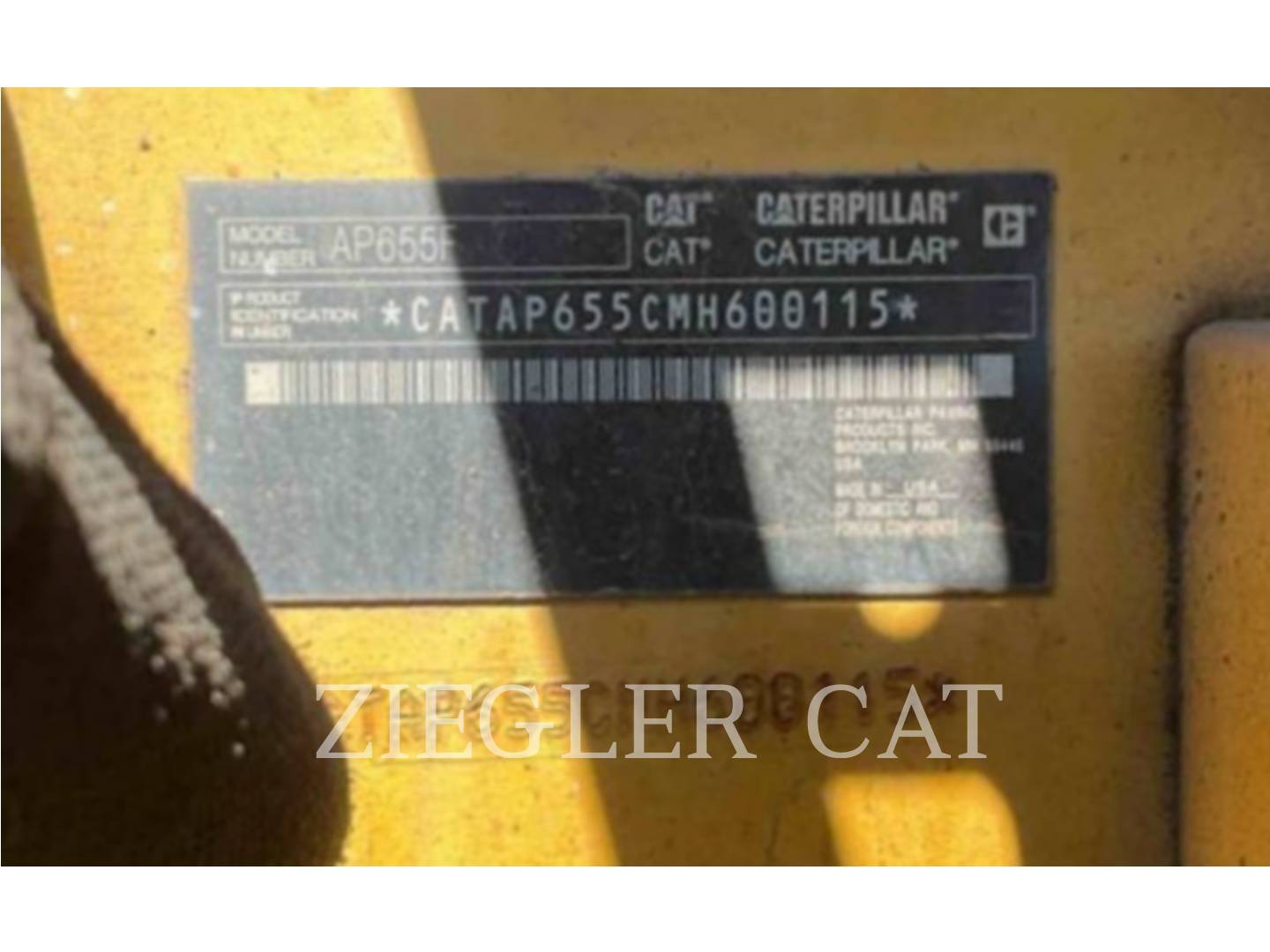 Caterpillar AP655F, Asphalt Paver, 8606 hours, S/N: MH600115, 2015 - Image 6