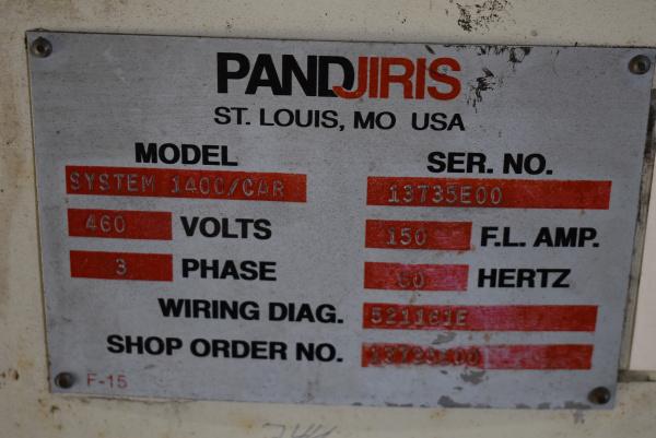 14' x 14' Pandjiris #1400, welding manipulator, powered travel car base - Image 5