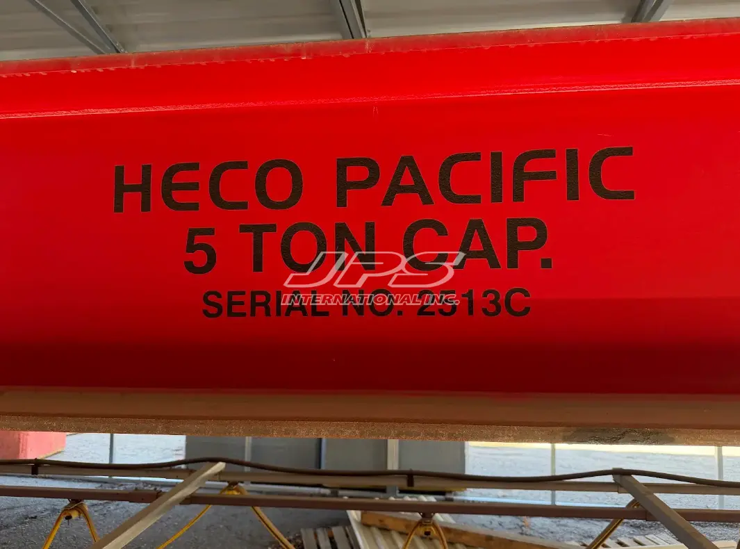5 Ton, Heco Pacific, Overhead Cranes, 45' span, Yale wire-rope hoists, Flex EX receivers, 460 Volts, 3PH, (2 - Image 8