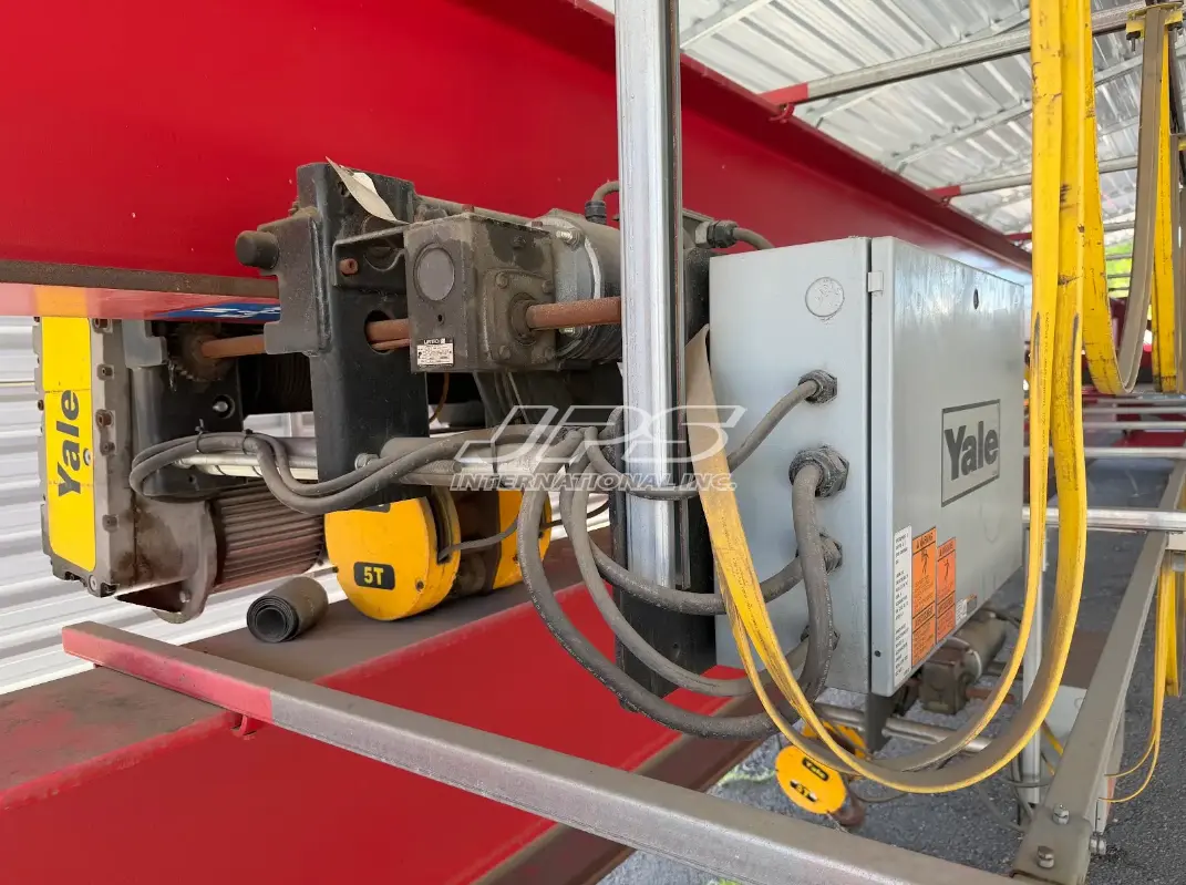 5 Ton, Heco Pacific, Overhead Cranes, 45' span, Yale wire-rope hoists, Flex EX receivers, 460 Volts, 3PH, (2 - Image 10