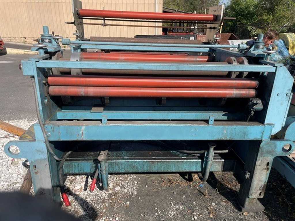 60" x 5" Iowa Precision #Coil-Pro-6016, slitter head, .060" capacity, hub type knives, PVC applicator rolls - Image 5