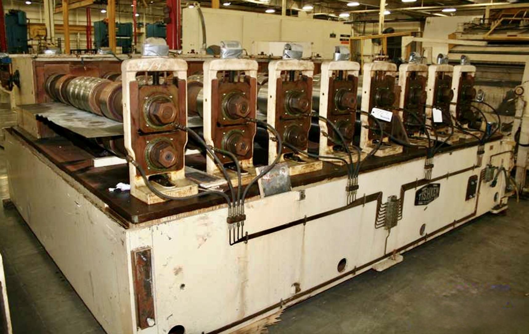 32 Stand, Tishken #32-XHW-4, rollformer, 4-1/2" shaft diameter, 70" roll space, 18" horizontal centers - Image 2
