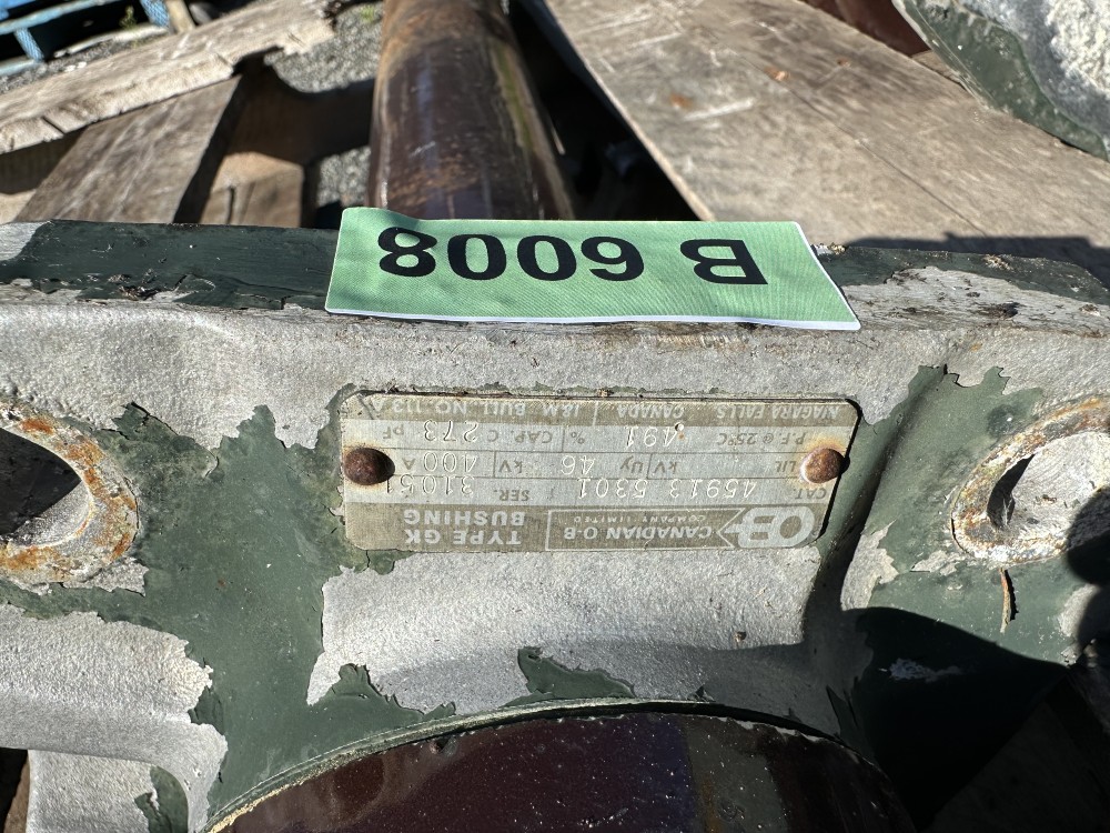 46 KV, Canadian O-B Co. Ltd. O B Co. Ltd., GK type, HV Transformer / Switchgear Condenser Bushing, 400 Amp. - Image 5