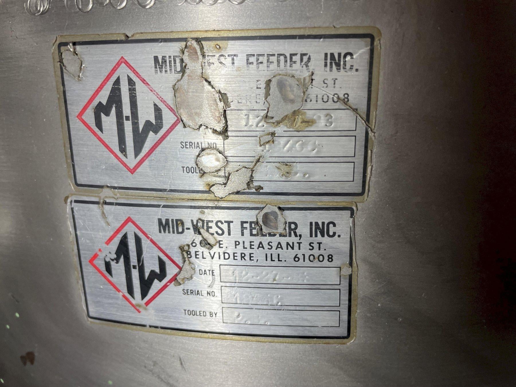 Midwest Feeder, Vibratory Bowl Feeder, 21" bowl diameter, clockwise - Image 5