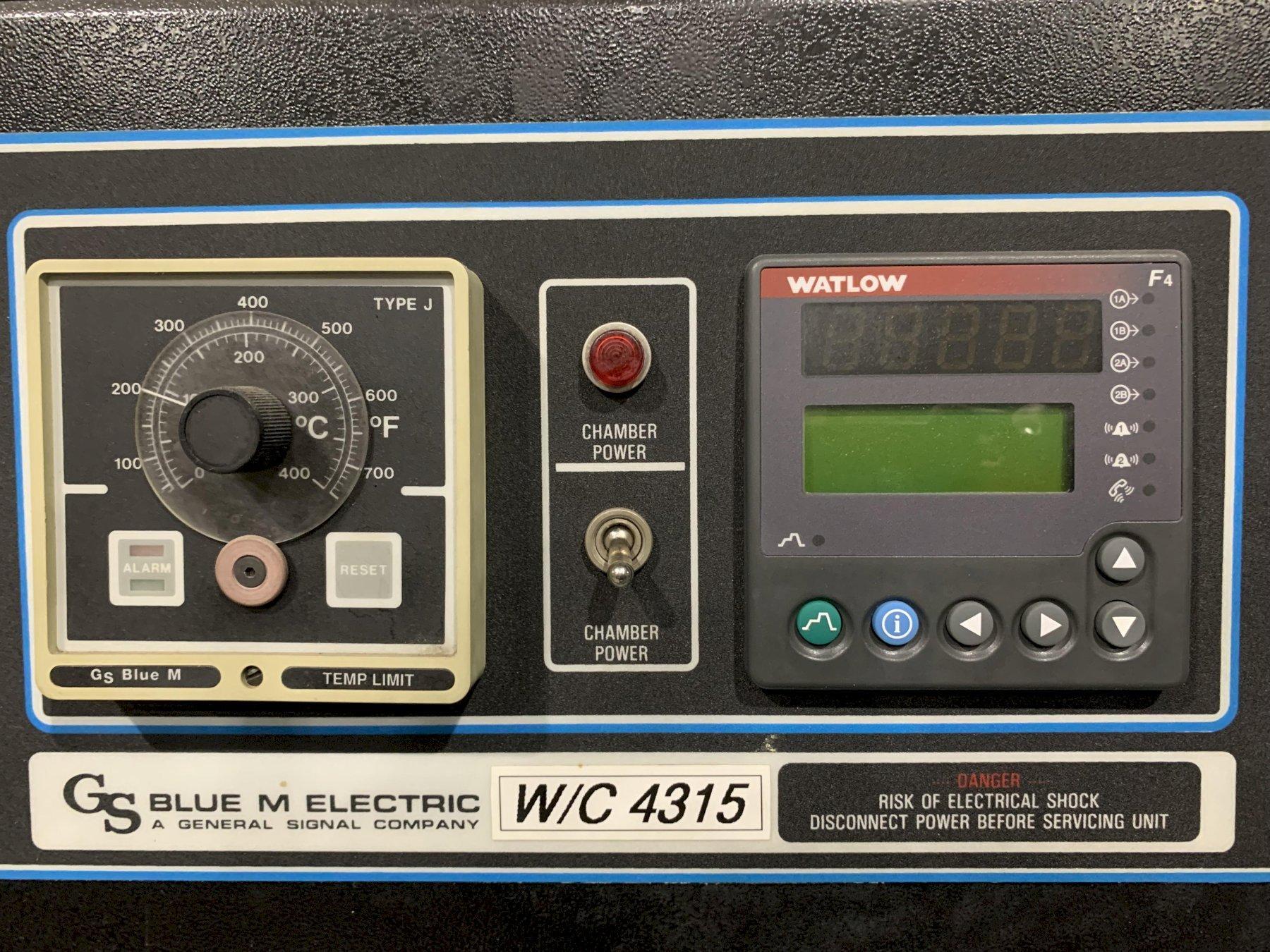 48" x 48" x 24" Blue M #MP-326G-LP, Batch Oven, 32 cu.ft., 600°F, 18 KW, Pro-Master 1 control, 480 Volt - Image 3