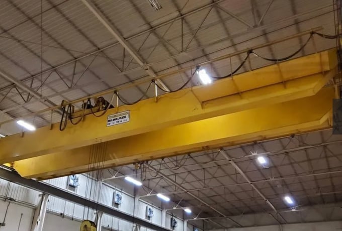 30 Ton, Zenar, Overhead Bridge Crane, 61'8" span, 40' lift, 150 FPM, 1987 - Image 1