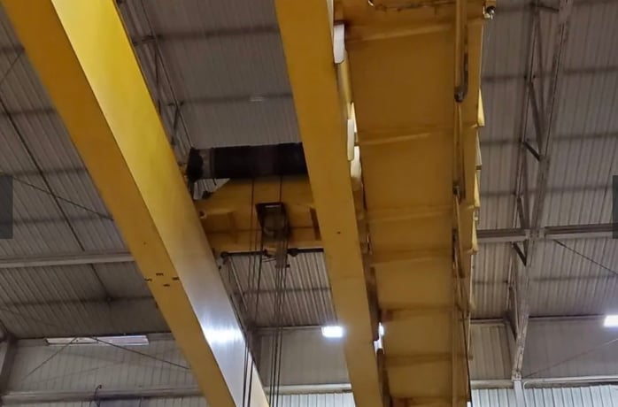 30 Ton, Zenar, Overhead Bridge Crane, 61'8" span, 40' lift, 150 FPM, 1987 - Image 3