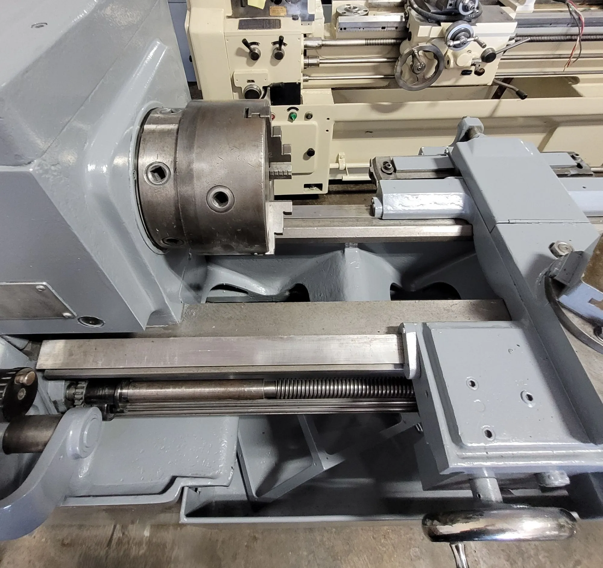 15.5" x 54" LeBlond Makino Regal #12C, toolroom lathe, 2.375" bore, 45-1800 RPM, 7.5 HP, D1-6 (2 available) - Image 9
