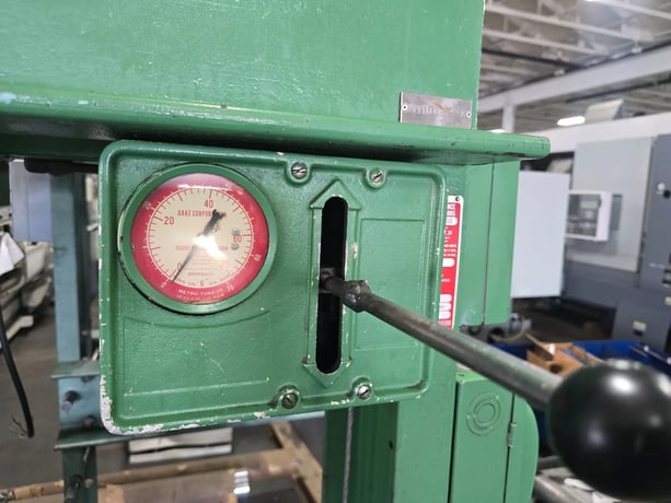 75 Ton, Dake #908075, H-frame press, 28 Ton pull, 10" stroke, 33" daylight, 2 HP, 440 V. - Image 3