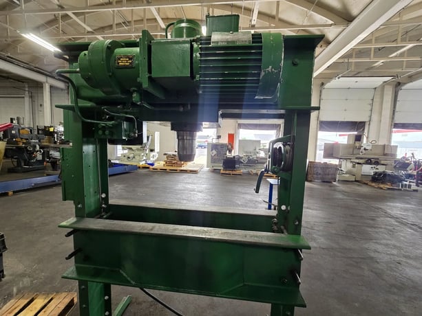 75 Ton, Dake #908075, H-frame press, 28 Ton pull, 10" stroke, 33" daylight, 2 HP, 440 V. - Image 6