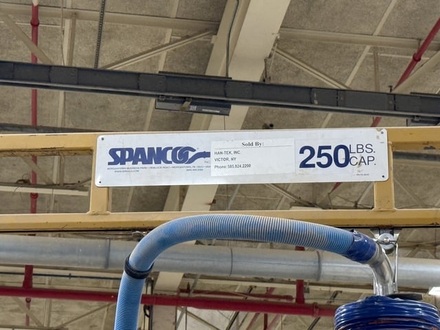 Anver #VT250-3.68-D9, Vacuum Lift with Spanco Jib Crane - Image 2