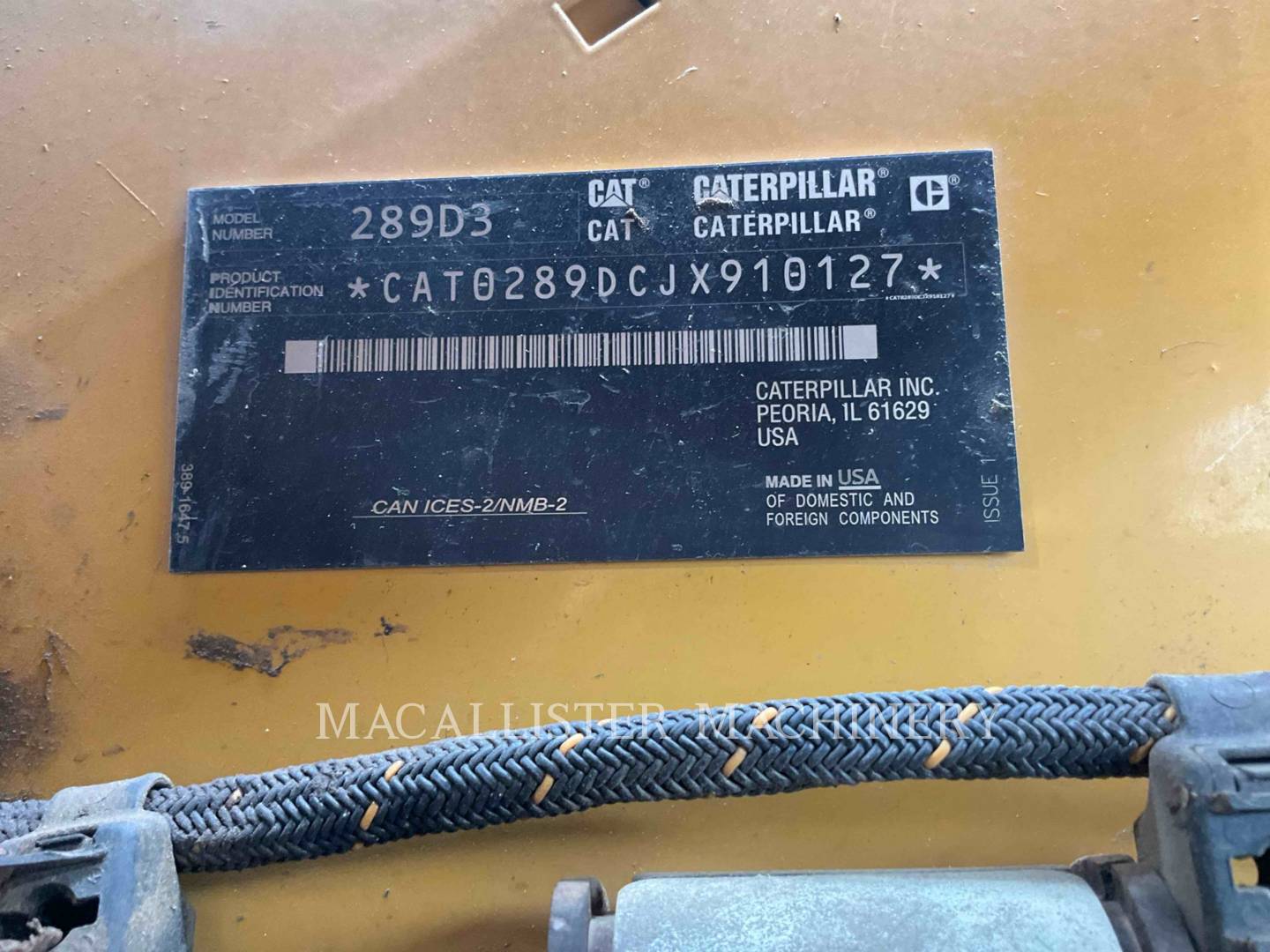 Caterpillar 289D3 AQB, 1244 hours, S/N: JX910127, 2022 - Image 6