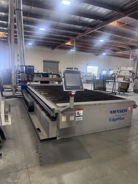 Messer #EdgeMax, CNC plasma cutter, 5' x 12' table, 144" X, 60" Y, 6" Z, Messer Control, Hypertherm HPR130XD - Image 2
