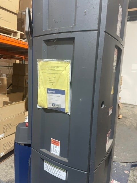 Lantech #Q-300, pallet wrapper, 25-35 loads/hour, vari-turntable speed, 12 RPM, 65" dia turntable - Image 2