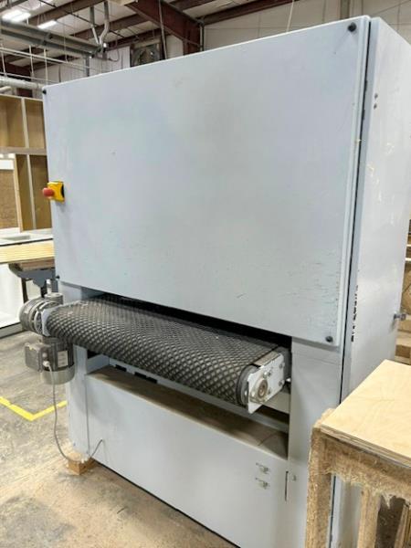 37" Butfering #SBO-109-K, single head wide belt sander, combination head, 5.91" thickness, 37" x 75" belt, 28 - Image 3