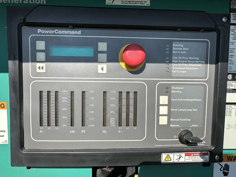 300 KW Cummins #DQHAB, diesel generator set, 120/208 Volts, 570 hours, 470 HP @ 1800 RPM, QSM11-G4 engine - Image 8