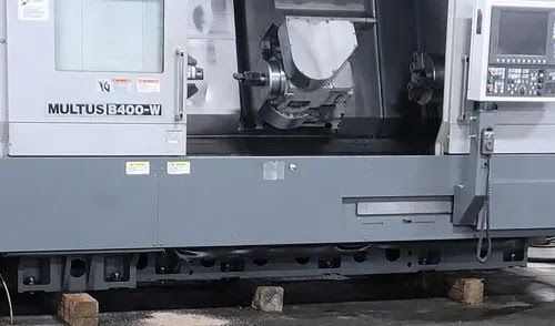 Okuma #Multus-B400-W, 8-Axis CNC Lathe, 27.9" swing, 59.06" machining length, 26.37" turning diameter, 15" - Image 3