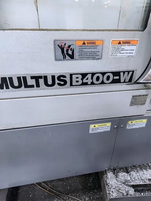 Okuma #Multus-B400-W, 8-Axis CNC Lathe, 27.9" swing, 59.06" machining length, 26.37" turning diameter, 15" - Image 4