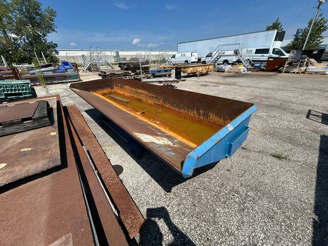 Dump Hopper w/ Fork Pockets, 129" L x 41" width x 33" H outside dimension - Image 6