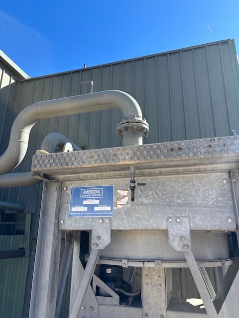 136 sq.ft., Americool #F7-60-1, air fin cooler, 2856 ext. sq.ft., Carbon Steel tubes, (105) 3/4" tubes, 6' 8" - Image 6