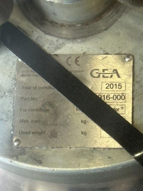 GEA Westfalia #GSE-125-06-777, Self-Cleaning Disc Stack Centrifuge, 5900 RPM bowl, 60 HP, 14.5 psi @ 194°F - Image 5