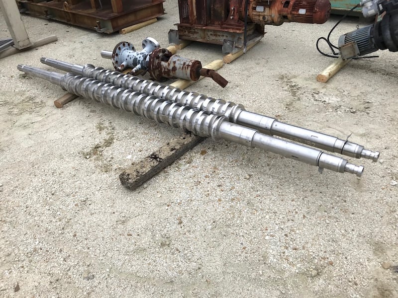 Hitachi, Hastelloy C polymerizer screw reactor, 142 FV psi @ 752&deg;F, Carbon Steel jacket, 5.5 KW drive, 480 - Image 10