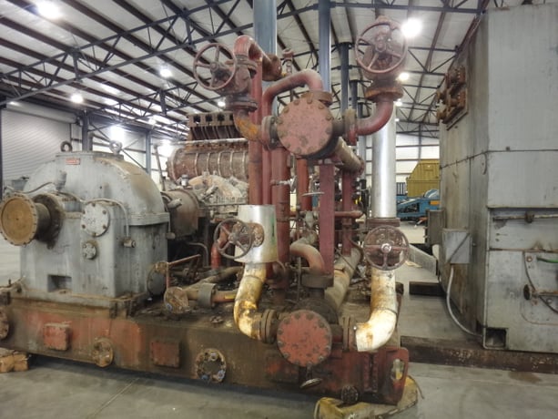 5000 KW Turbodyne, 850 psig @ 825°F exh 150 psig, 10 stage EM Syn.gen., 13300 Volts - Image 6