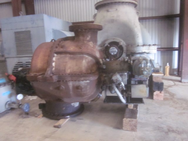 6390 HP Ingersoll-Rand #E520, hot gas expander, nitrogen, 109.7 psia inlet @ 1250&deg;F, 8800 RPM, 15.7 psia - Image 1