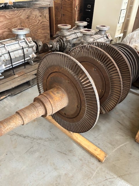 DeLaval #KJDF, steam turbine rotor only, Kellogg 101-JT - Image 1