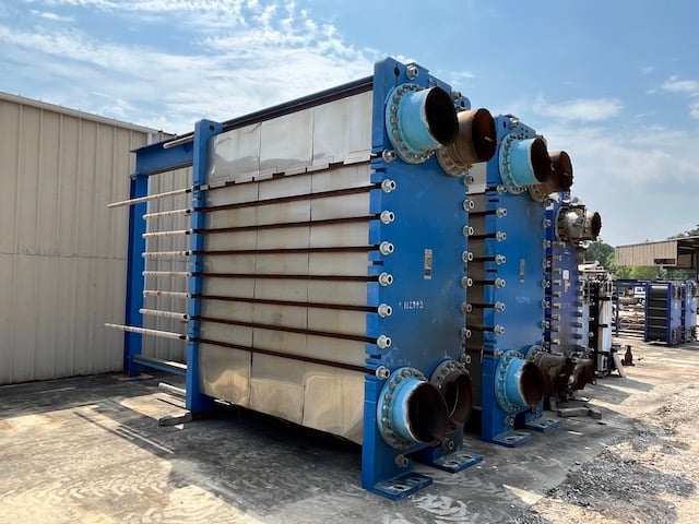 18294 sq.ft., APV #S280M14, plate heat exchanger, 175FV psi, plates, 150°F, 2012, AS IS - Image 9