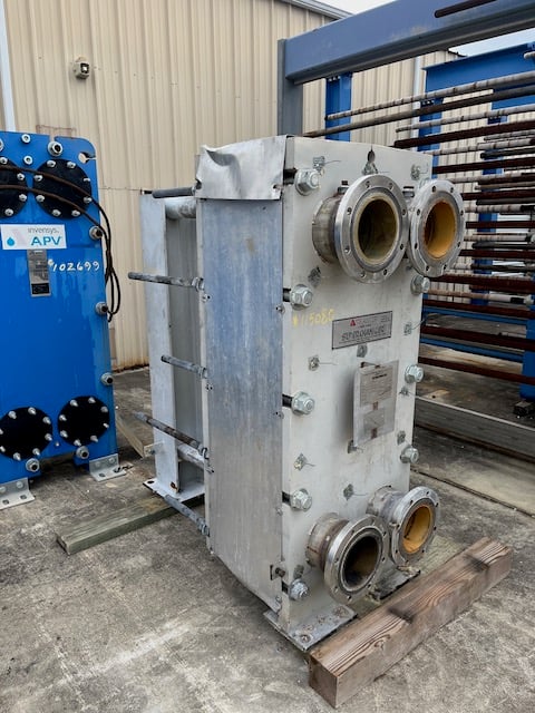 634 sq.ft., Tranter Superchanger #UXP-060-M-6-UP-106, plate heat exchanger, 150 psi, plates, 350°F, 2005 (2 - Image 10
