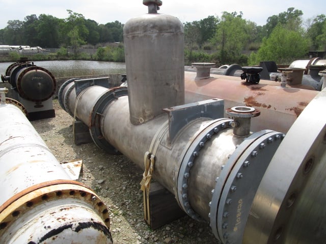 1780 sq.ft., 75 psi shell, 75 psi tube, Atlas Industrial, 300°F, .75" tube diameter, 12' tube length, 1982 - Image 6