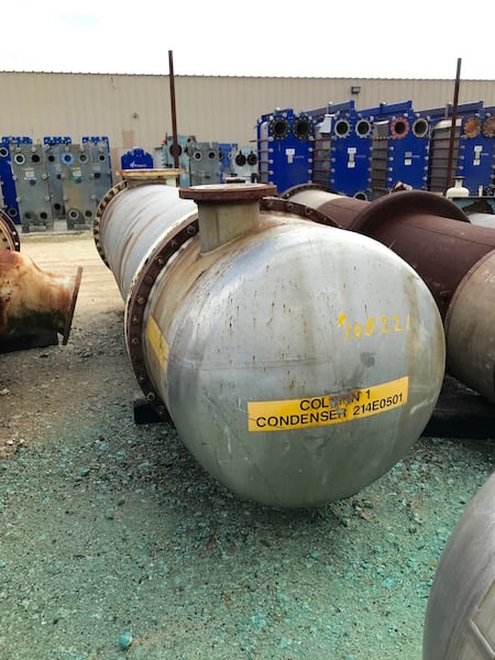 3109 sq.ft., 20 psi shell, 100 psi tube, Doyle & Roth, 220&deg;F shell, 150&deg;F tube, .75" tube diameter, 12' - Image 2