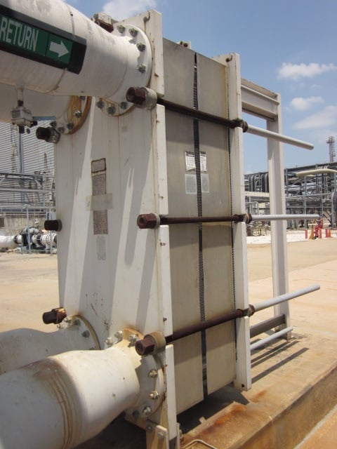 3842 sq.ft., Alfa-Laval, plate heat exchanger, 100FV psi, 212°F, 1995 - Image 1