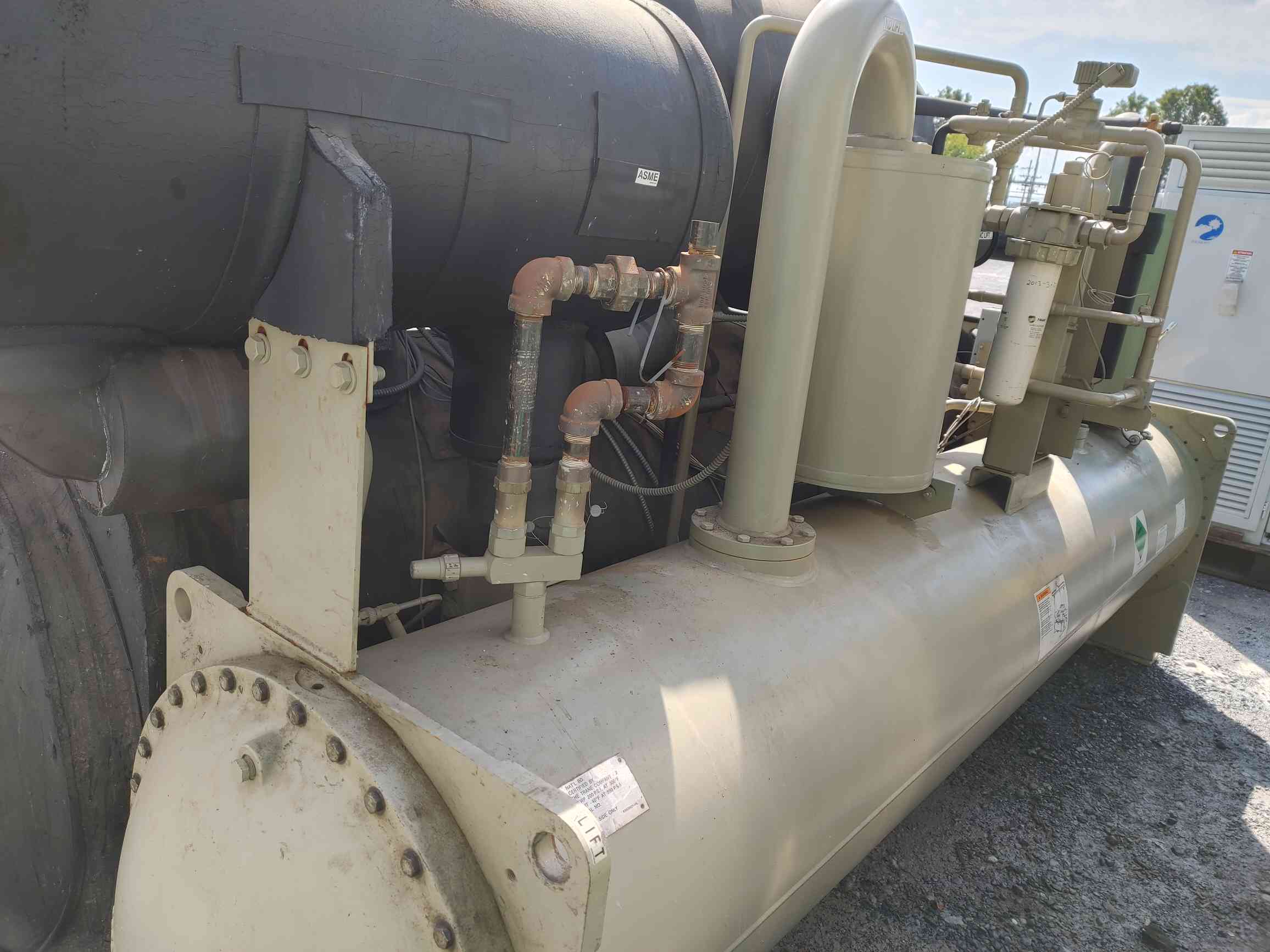 250 Ton, Trane #RTHC1D2F0, Water Cooled Rotary Screw Chiller, 460 V., 3 Ph. - Image 5
