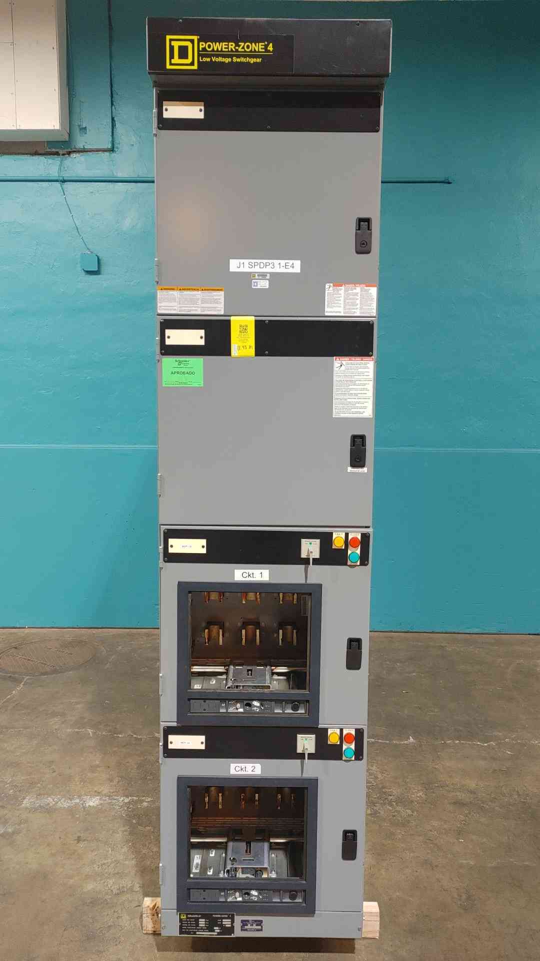 1600 Amps, Square D Power-Zone 4, Indoor Switchgear, 480/277 Volts, 3PH, 4-Wire, Vertical Section, Empty - Image 1