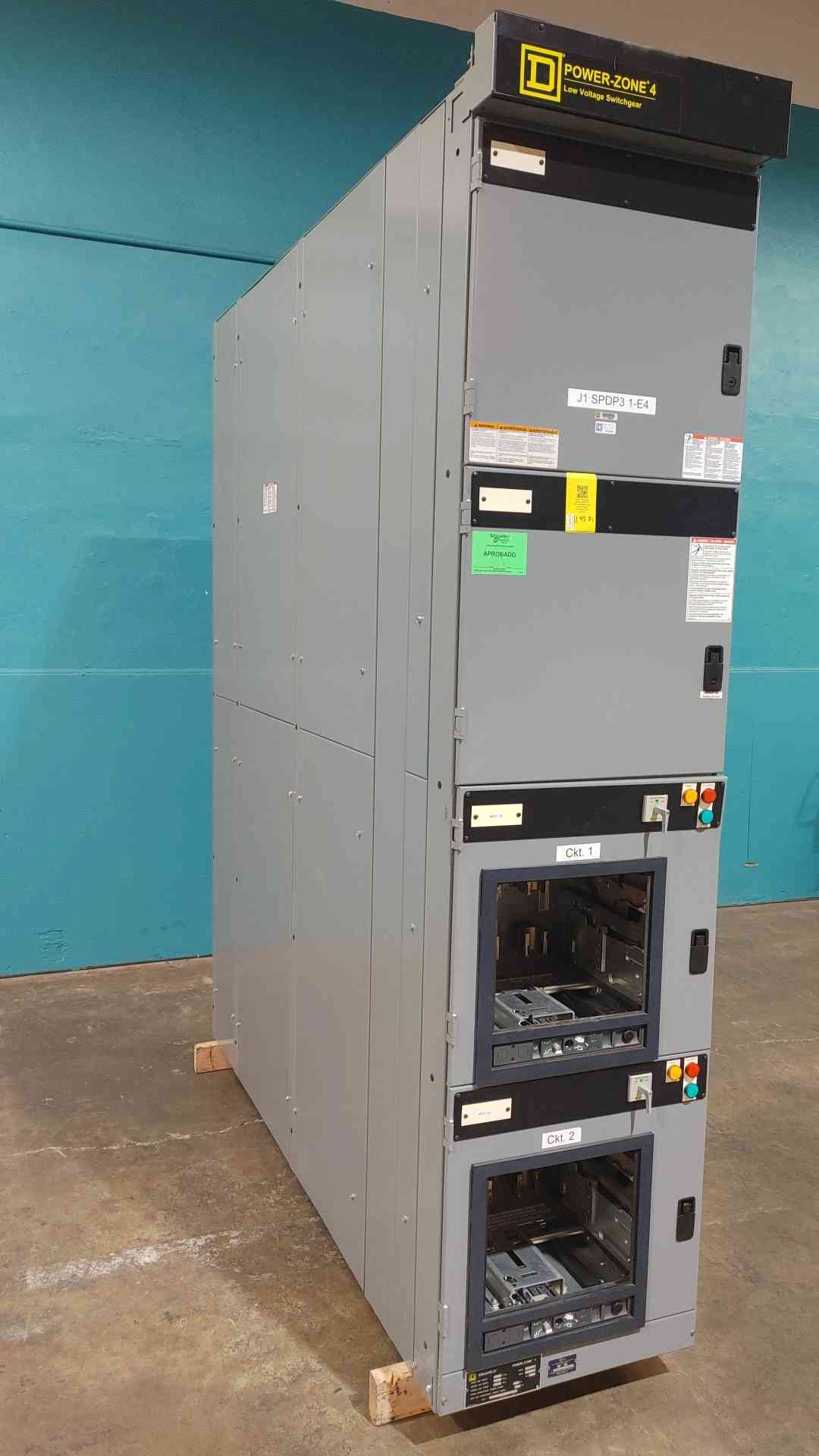 1600 Amps, Square D Power-Zone 4, Indoor Switchgear, 480/277 Volts, 3PH, 4-Wire, Vertical Section, Empty - Image 2