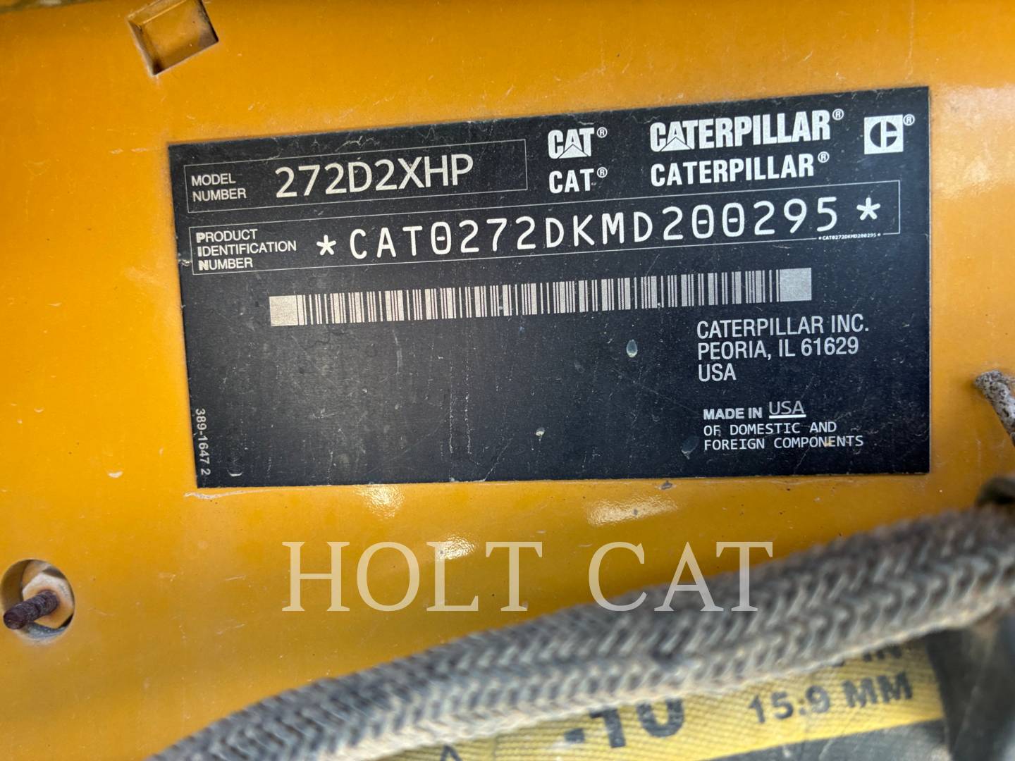 Cat 272D2 XHP, Skid Steer Loader, 405 hours, S/N: MD200295, 2016 - Image 6