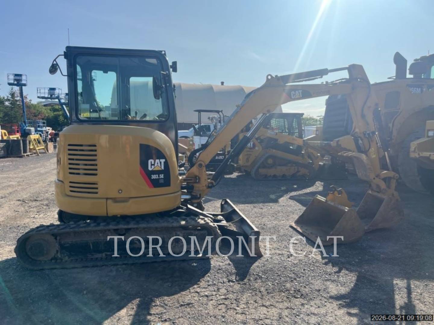 Cat 303.5ECR, Mini Excavator, 2202 hours, S/N: RKY01946, 2013 - Image 2