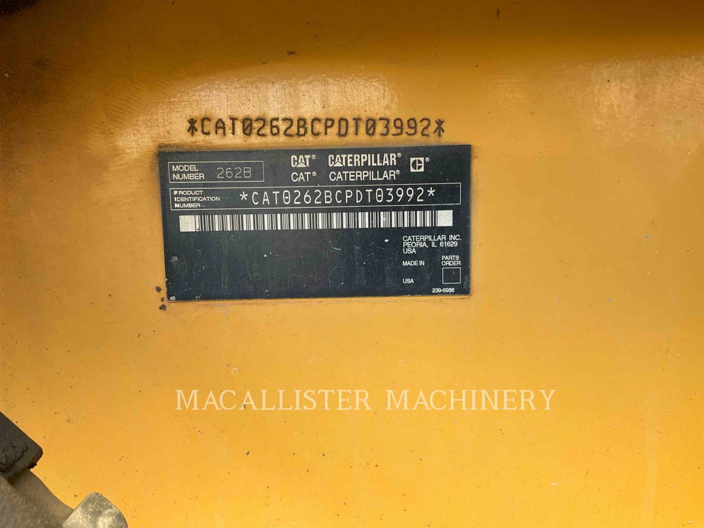 Cat 262B, Skid Steer Loader, 2238 hours, S/N: PDT03992, 2006 - Image 7
