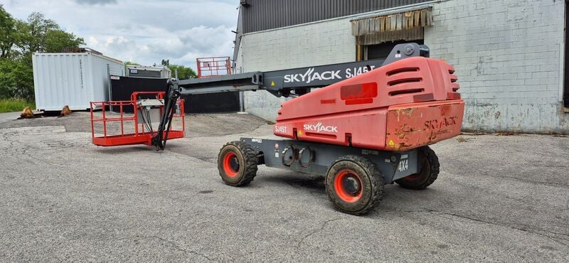 Skylift #SJ45T, 4 x 4, zoom boom, 45' lift, Kubota WG2503 dual fuel engine, 4466 hours, 2017 - Image 4
