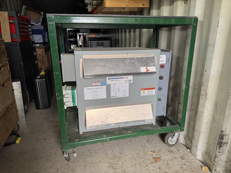 150 KVA 600 Primary, 208Y/120 Secondary, Delta #DA3150V, Dry Type Isolation Transformer on Cart, ground fault - Image 4