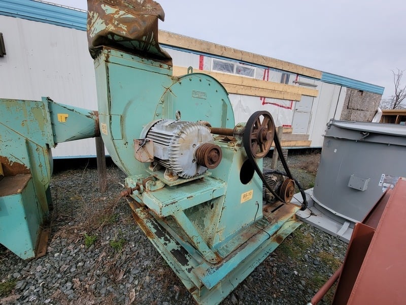 Nelson Blower #Type-VVS, Centrifugal Sawdust Blower, belt driven, 75 HP, 240/480 Volts, 3PH - Image 4